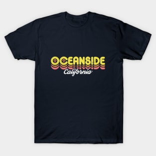 Retro Oceanside California T-Shirt